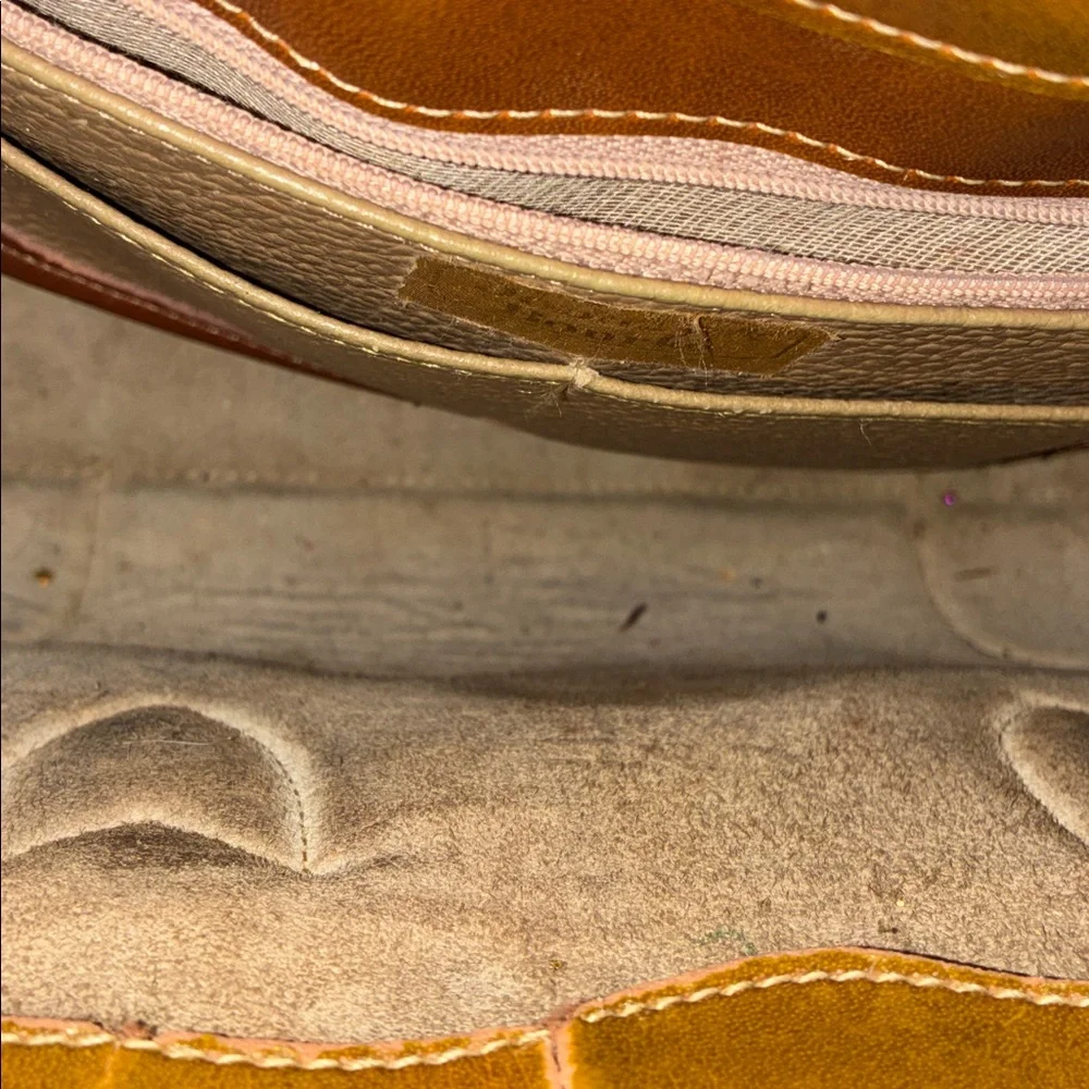 Dooney & Bourke Olive and‎ Brown Leather Satchel